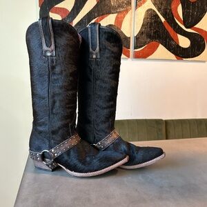 Freebird - Black cowhide western boots